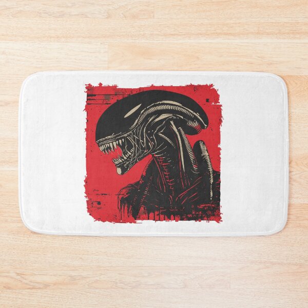 Item preview, Red Xenomorph Horror Art | Sci-Fi Alien Illustration designed and sold by Petru&Myself.