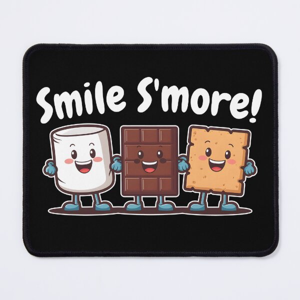Item preview, Smile S'more Delicious Smore Funny Marshmallow Chocolate & Graham Cracker designed and sold by KLArtzStore.