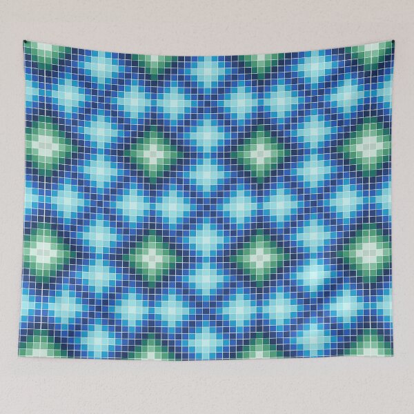 Item preview, seamless traditional pattern, pixel art ethnic geomatric  designed and sold by FlowFlav Create.