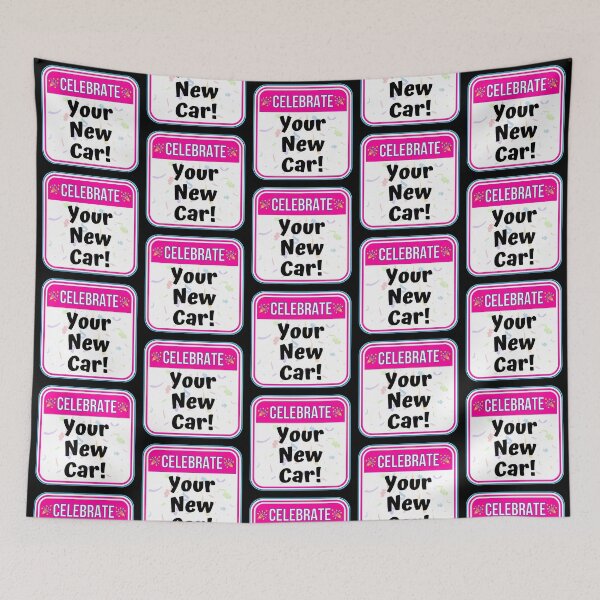 Item preview, CELEBRATE:  Your New Car! - funny celebration signs designed and sold by DesignsFromTW-S.