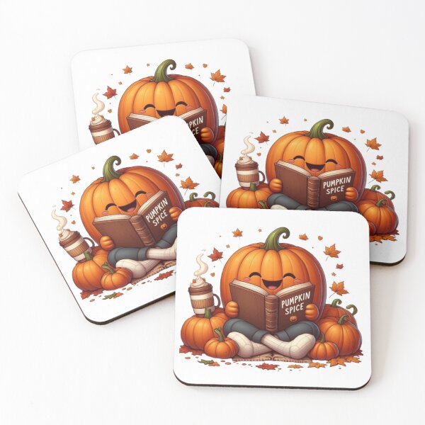 Item preview, Cute Happy Pumpkin Reading Book designed and sold by DeeCeeFashion.
