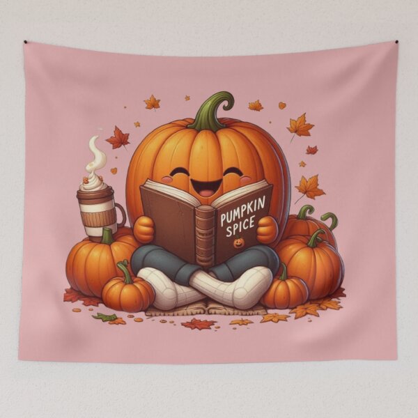 Item preview, Cute Happy Pumpkin Reading Book designed and sold by DeeCeeFashion.