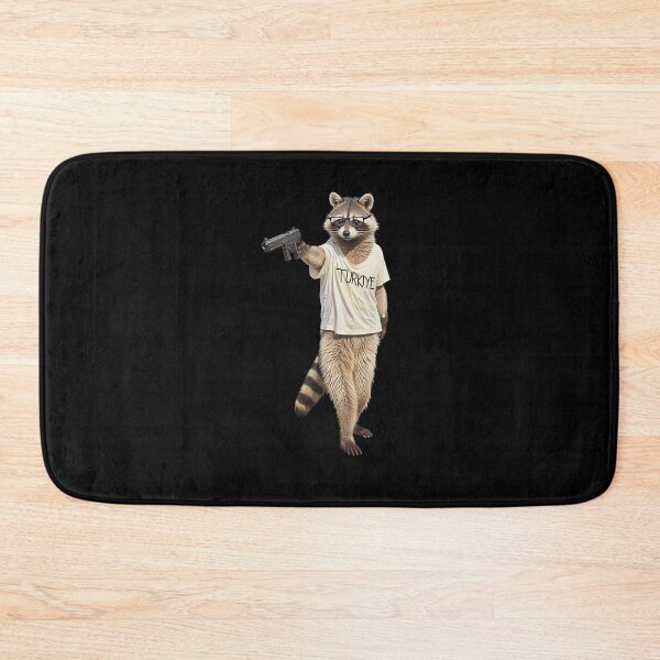 Item preview, Yusuf Dikec Olympic Shooter  | Cute raccoon  designed and sold by TeeARTHY.