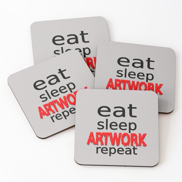 Item preview, Eat Sleep Artwork Repeat designed and sold by Goods4SaleNow.