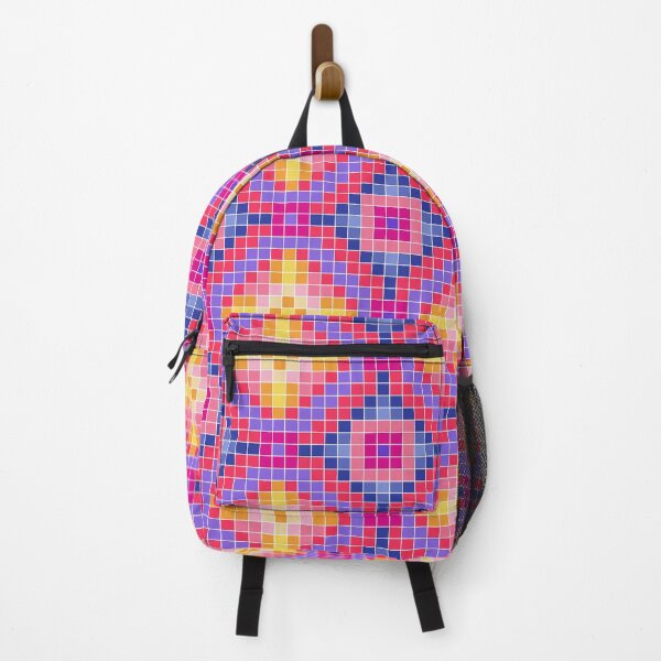 Item preview, seamless ethnic pattern, pixel art designed and sold by FlowFlav Create.