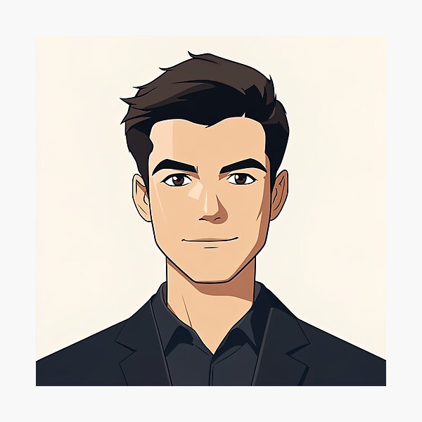 Item preview, Bulgarian man, portrait | Anime style designed and sold by ComicsFactory.