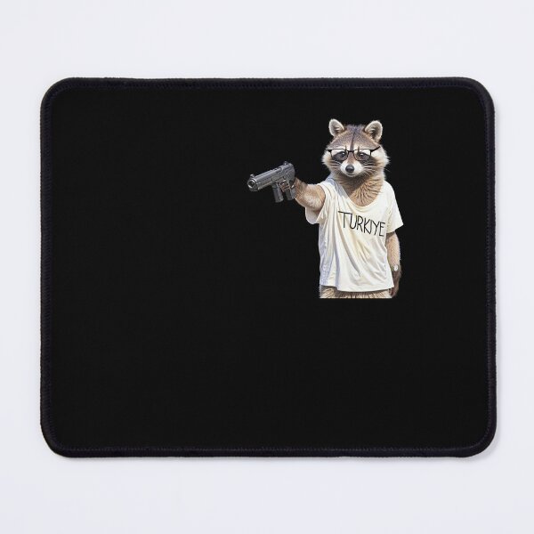 Item preview, Yusuf Dikec Olympic Shooter | Natural shooter Cute raccoon designed and sold by TeeARTHY.