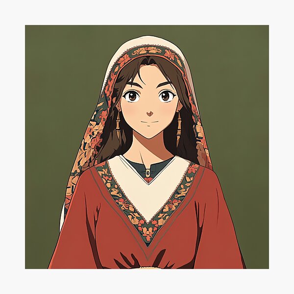 Item preview, Bulgarian woman | Anime style designed and sold by ComicsFactory.