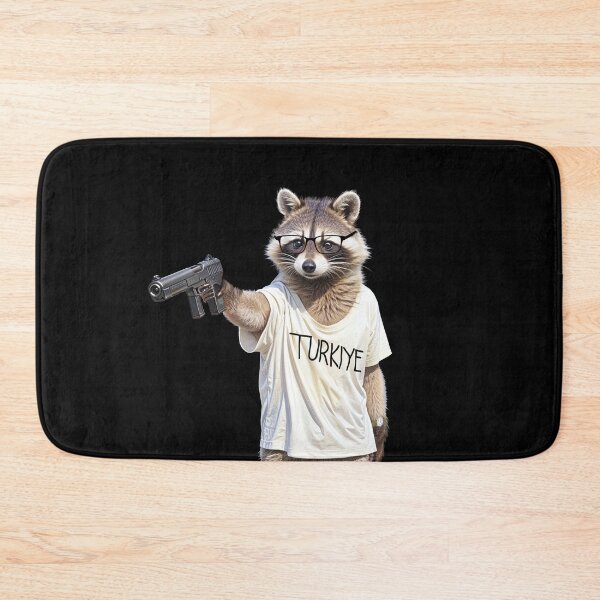 Item preview,  Yusuf Dikec Olympic Shooter  | Natural shooter Cute raccoon  designed and sold by TeeARTHY.