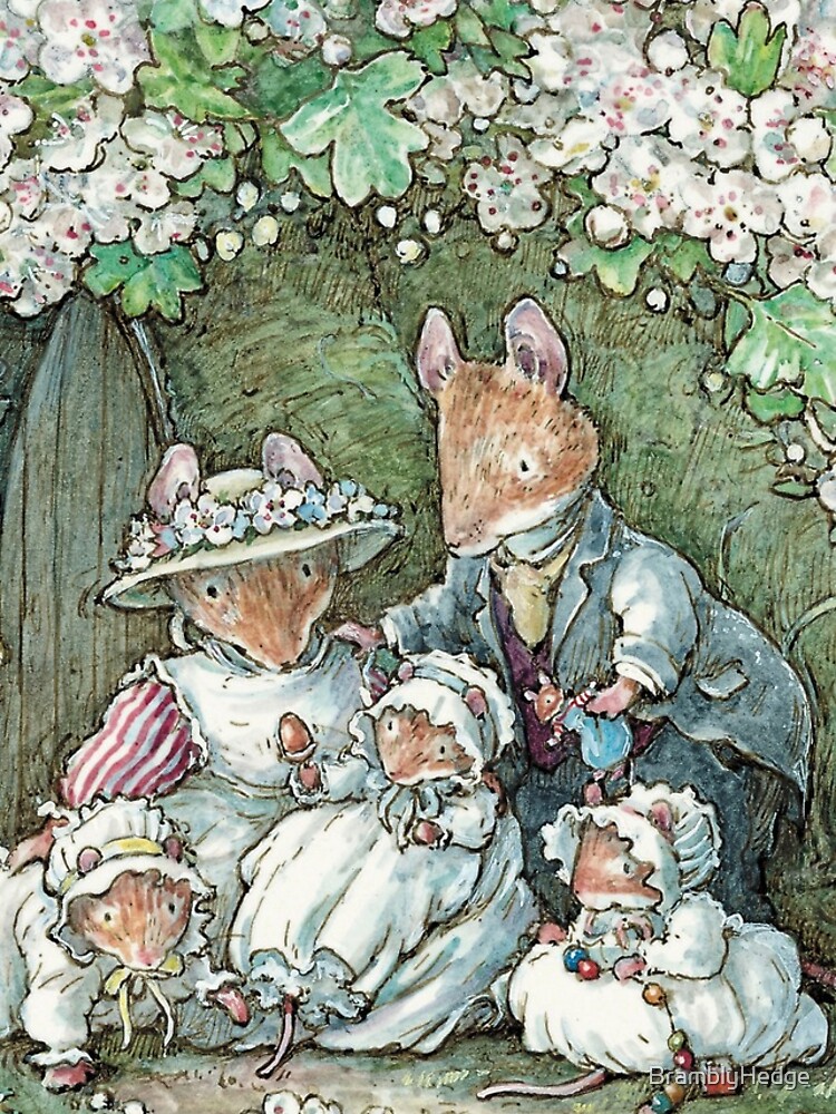 Brambly Hedge - Poppy Dusty and babies Art Board Print for Sale by  BramblyHedge