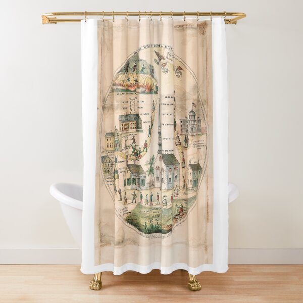The Way of Good & Evil Shower Curtain