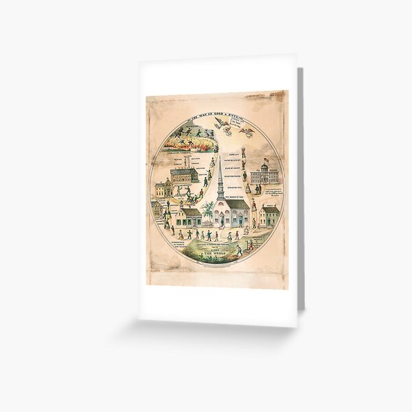 The Way of Good & Evil Greeting Card