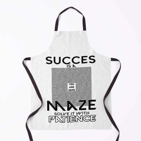Item preview, Motivational Quote - Success is a Maze, Solve with Patience designed and sold by koreatvtea.
