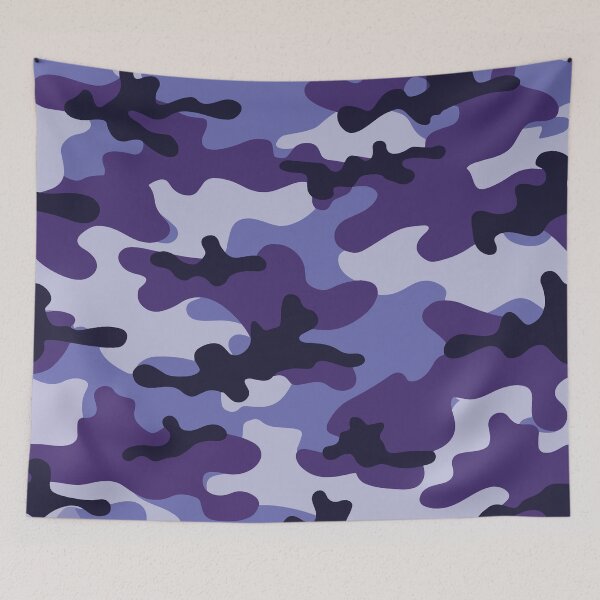Item preview, Camouflage pattern Design with shades of purple, violet, and deep indigo designed and sold by HEMRO.