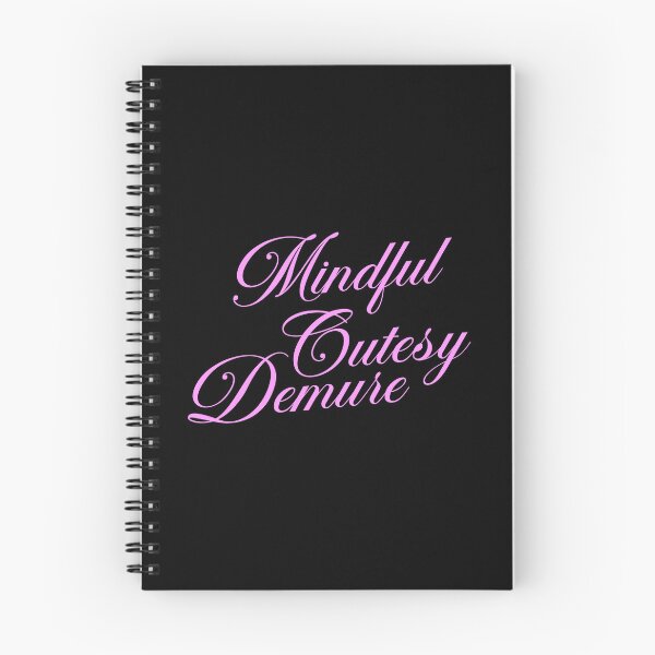 Item preview, Copy of Mindful, Cutesy, Demure - Pink designed and sold by craycrayowl.