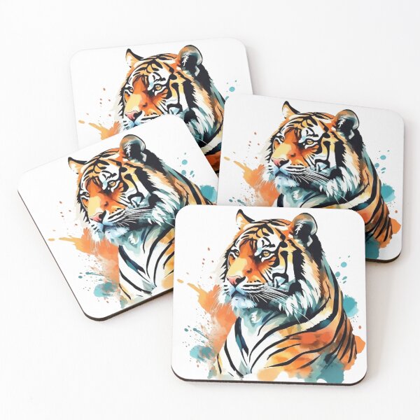 Item preview, Beautiful Tiger in Watercolor designed and sold by MystAvalon.