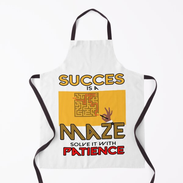 Item preview, Success and Patience - Inspirational Maze Quote Art designed and sold by koreatvtea.