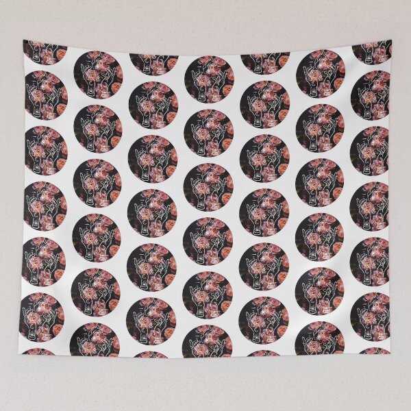 Item preview, Witch Beating Heart Dark Botanical Roses designed and sold by WildWoodlandWitch.