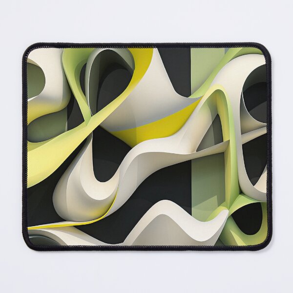 Item preview, Urban Art 3D Green and Yellow designed and sold by MaryFiore.