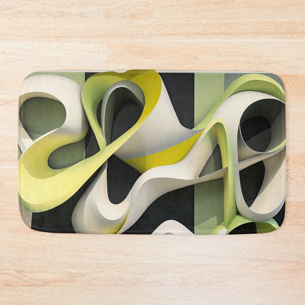 Item preview, Urban Art 3D Green and Yellow designed and sold by MaryFiore.