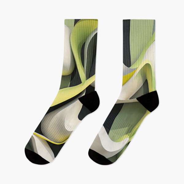 Item preview, Urban Art 3D Green and Yellow designed and sold by MaryFiore.