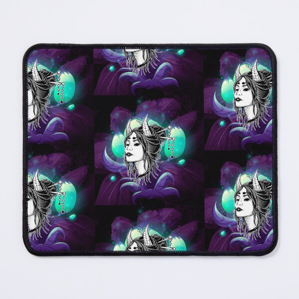 Item preview, Japanese Goddess Kami Mystical Psychedelic Flowers designed and sold by WildWoodlandWitch.