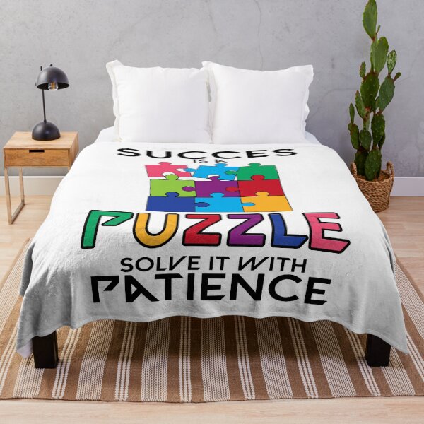 Item preview, Success Puzzle Quote - Solve with Strategy - Motivational Art designed and sold by koreatvtea.