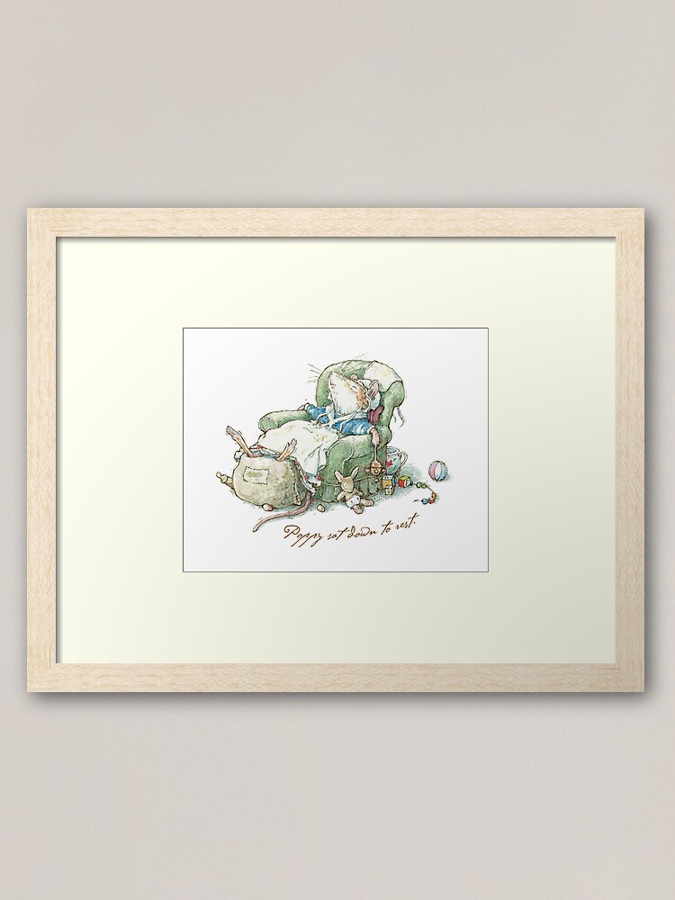 Brambly Hedge - Poppy sat down to rest Art Print for Sale by