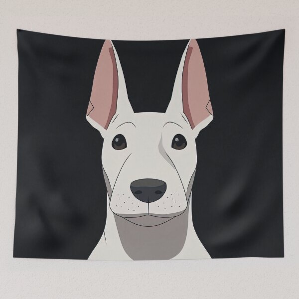 Item preview, Bull Terrier dog | Anime style designed and sold by ComicsFactory.
