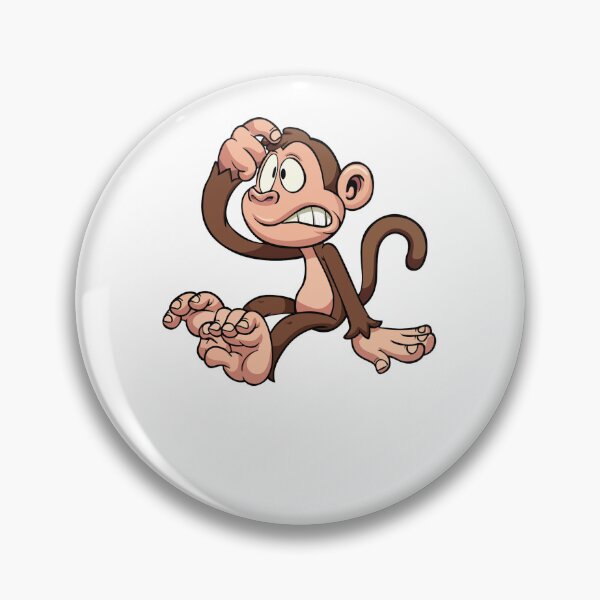 Item preview, confused monkey designed and sold by Gokuxtreme.