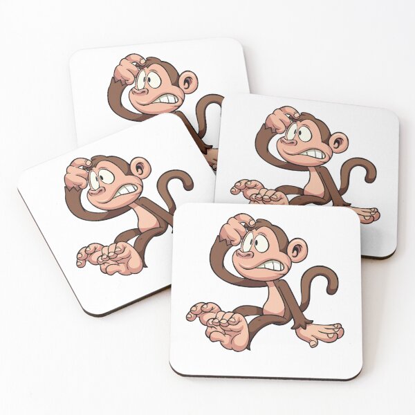Item preview, confused monkey designed and sold by Gokuxtreme.