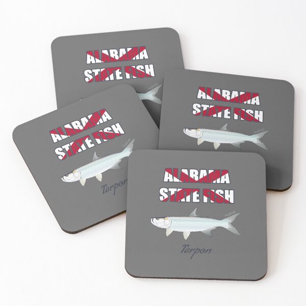Item preview, Alabama State Saltwater Fish - Tarpon T-Shirt designed and sold by KaplanCrypto.