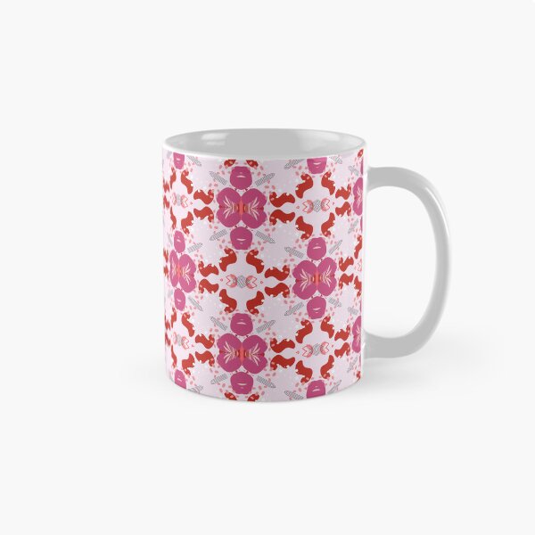 Aperçu de l'œuvre Champ rouge et rose créée et vendue par StudioInTheBack.