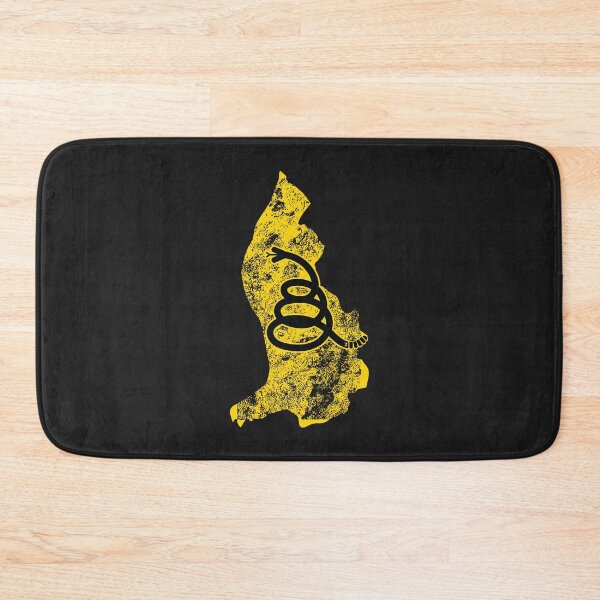 Item preview, Distressed LIECHTENSTEIN   - Freedom Is The Superpower - Modern Minimal Gadsden Snake Flag - Dont Tread On Me design designed and sold by pelagio.