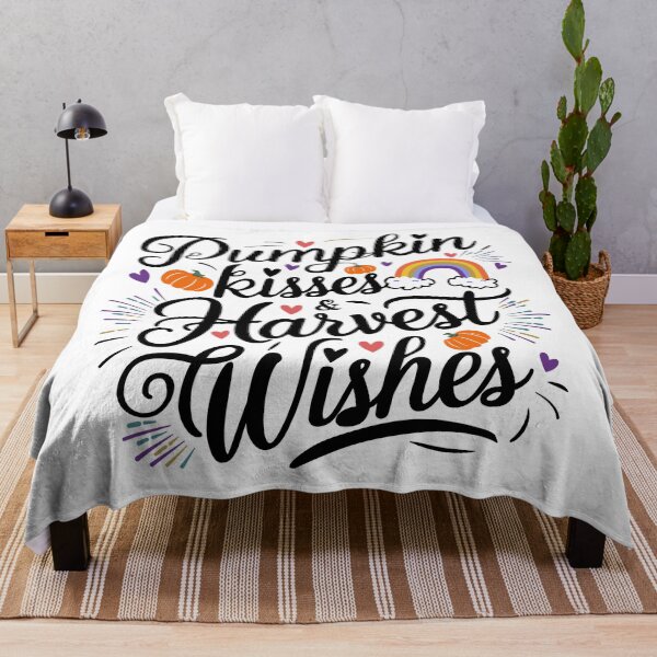 Item preview, Pumpkin Kisses harvest Wishes Halloween Vibes Motivational Tee Design designed and sold by RandomRhythm.