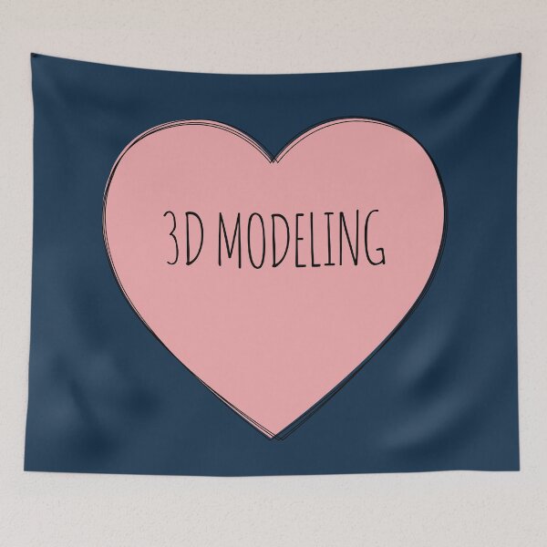 Item preview, I Love 3D Modeling designed and sold by MaryAller.
