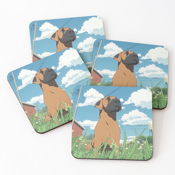 Item preview, Bullmastiff dog  | Anime style designed and sold by ComicsFactory.