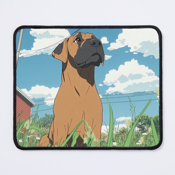 Item preview, Bullmastiff dog | Anime style designed and sold by ComicsFactory.