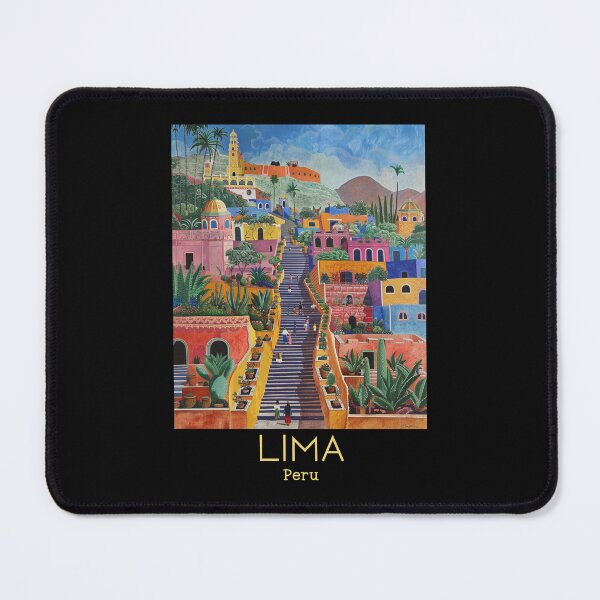 Item preview, A Vintage Travel Illustration of Lima - Peru  designed and sold by GoodOldVintage.