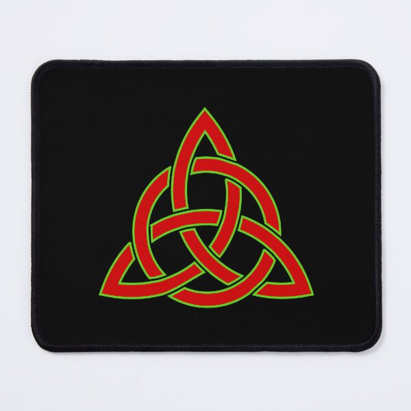 Item preview, Celtic Trinity Knot Red Green designed and sold by Jeallan Designs.