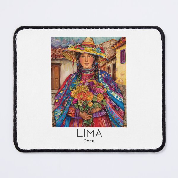 Item preview, A Vintage Travel Illustration of Lima - Peru  designed and sold by GoodOldVintage.