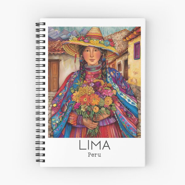 Item preview, A Vintage Travel Illustration of Lima - Peru  designed and sold by GoodOldVintage.