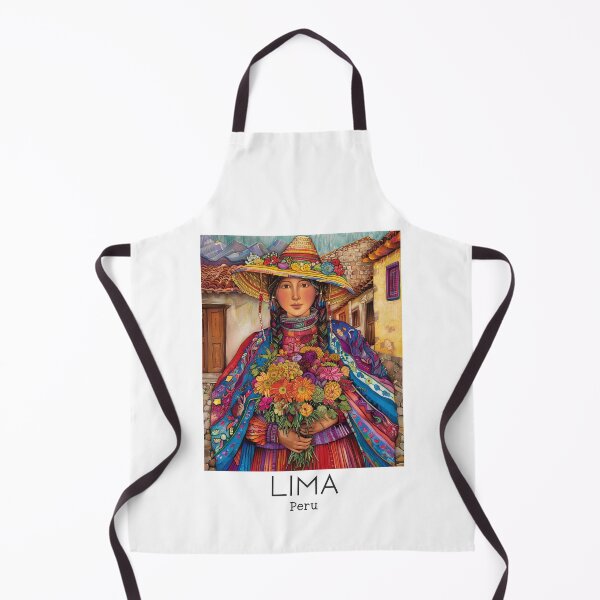 Item preview, A Vintage Travel Illustration of Lima - Peru designed and sold by GoodOldVintage.