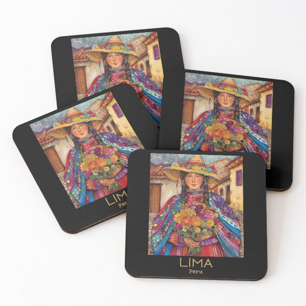 Item preview, A Vintage Travel Illustration of Lima - Peru  designed and sold by GoodOldVintage.