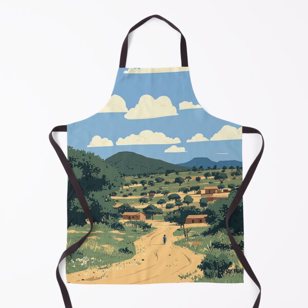Item preview, Burkina Faso landscape | Anime style designed and sold by ComicsFactory.