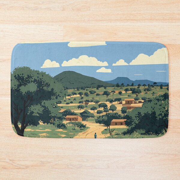 Item preview, Burkina Faso landscape | Anime style designed and sold by ComicsFactory.