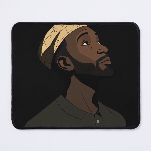 Item preview, Burkinabe man, portrait | Anime style designed and sold by ComicsFactory.