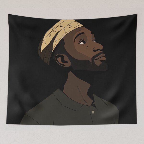 Item preview, Burkinabe man, portrait | Anime style designed and sold by ComicsFactory.