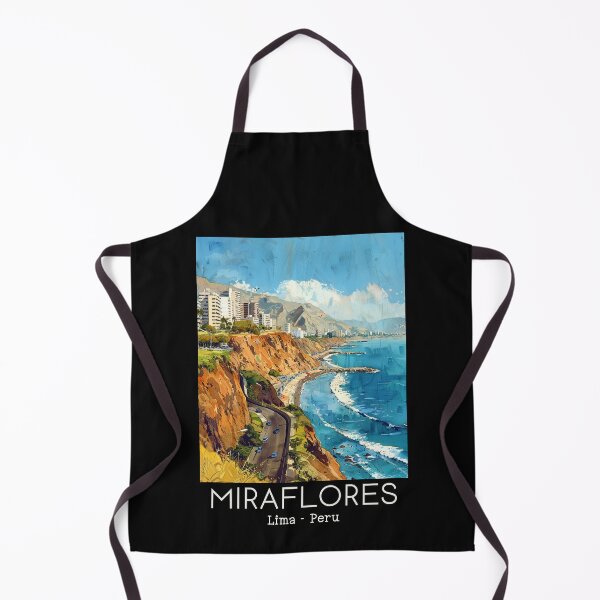Item preview, A Vintage Travel Illustration of Miraflores District in Lima - Peru designed and sold by GoodOldVintage.