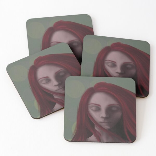 Item preview, Red Haired Woman in the Wind designed and sold by Made by M.Y..